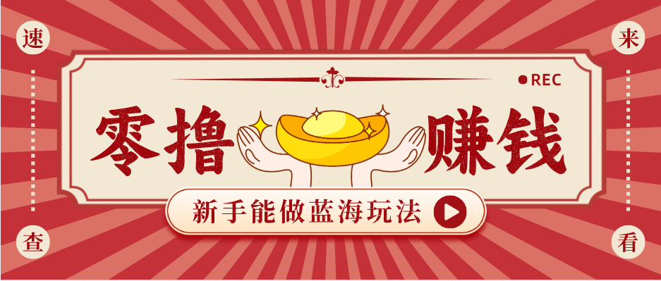 新手也能变现的蓝海玩法，一个人人能做的项目，需求量极大日入300+！-瀚洪创业网