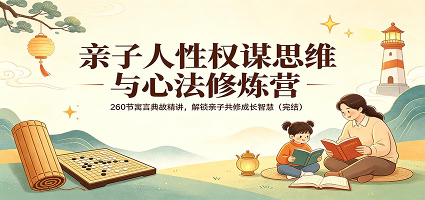 亲子人性权谋思维与心法修炼营：260节寓言典故精讲，解锁亲子共修成长智慧(完结)-瀚洪创业网
