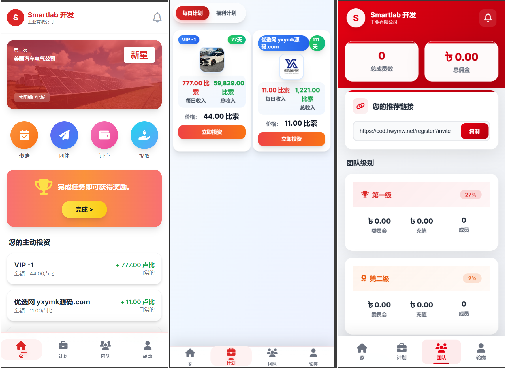 海外汽车电气投资理财源码/三级分销/可自定义产品-瀚洪创业网