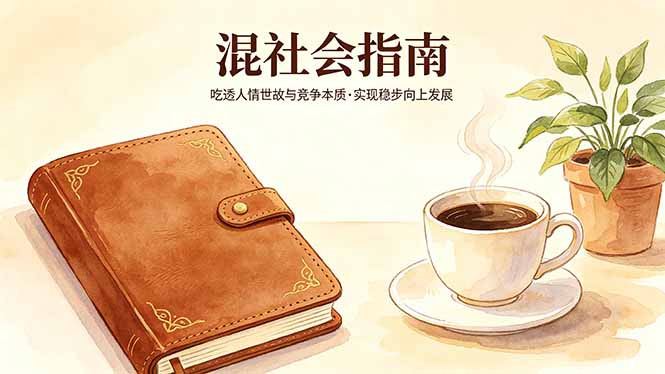 付费文章：混社会指南，吃透人情世故与竞争本质，实现稳步向上发展-瀚洪创业网