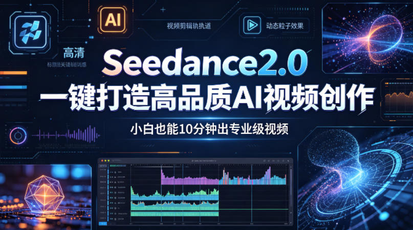 Seedance2.0一键打造高品质AI视频创作，小白也能10分钟出专业级视频-瀚洪创业网