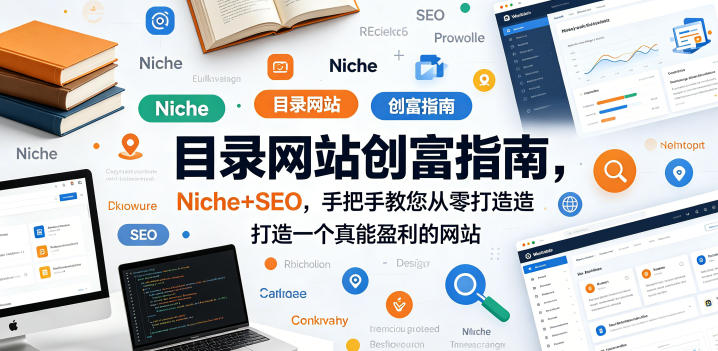 目录网站创富指南，Niche+SEO，手把手教您从零打造打造一个真能盈利的网站【原创双语字幕】-瀚洪创业网