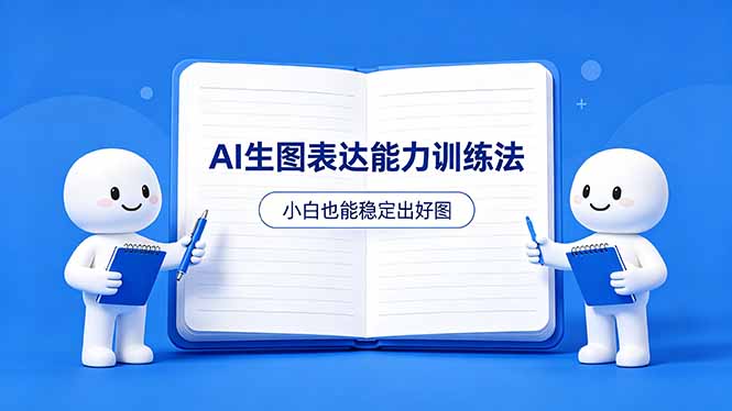 AI生图不是做漂亮图，而是表达能力。这套方法让小白也能稳定出好图-瀚洪创业网