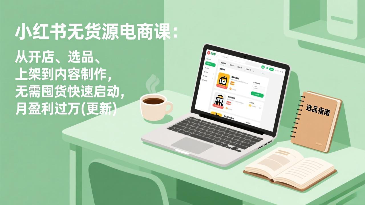 小红书无货源电商课(5月12更新-瀚洪创业网