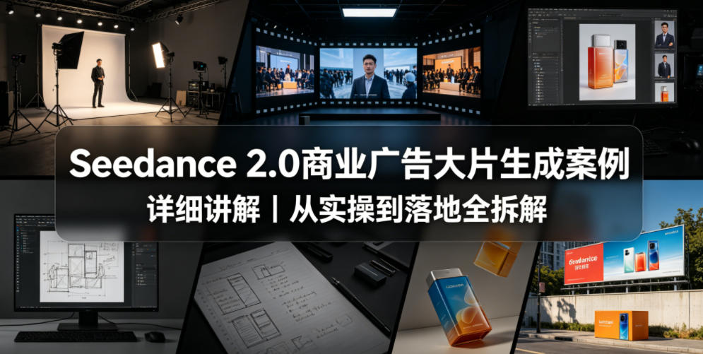 Seedance 2.0商业广告大片生成案例详细讲解｜从实操到落地全拆解-瀚洪创业网
