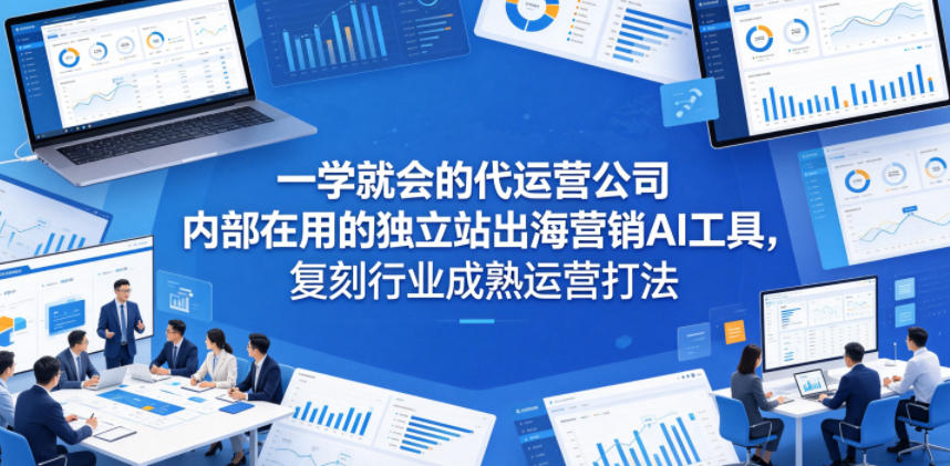 一学就会的代运营公司内部在用的独立站出海营销AI工具，复刻行业成熟运营打法-瀚洪创业网