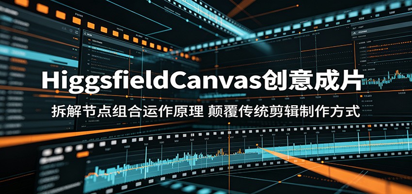 HiggsfieldCanvas创意成片：拆解节点组合运作原理，颠覆传统剪辑制作方式-瀚洪创业网