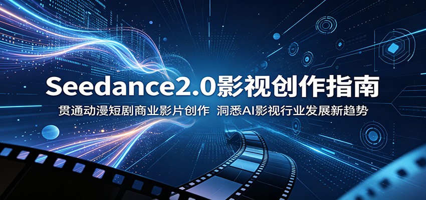 Seedance2.0影视创作指南：贯通动漫短剧商业影片创作，洞悉AI影视行业发展新趋势-瀚洪创业网