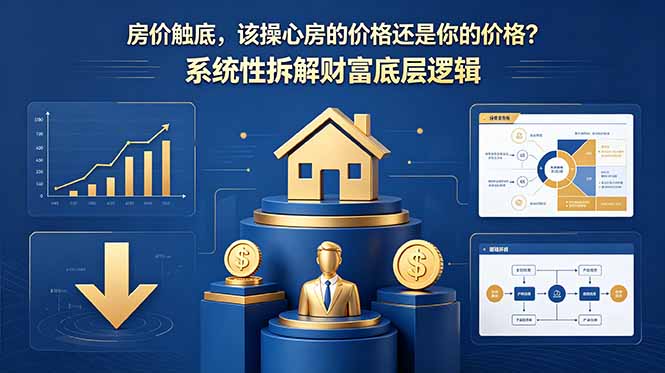付费文章：房价触底，该操心房的价格还是你的价格？系统性拆解财富底层逻辑-瀚洪创业网