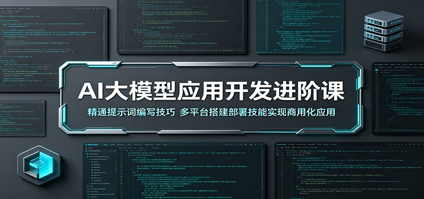 AI大模型应用开发进阶课：精通提示词编写技巧，多平台搭建部署技能实现商用化应用-瀚洪创业网