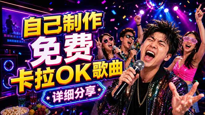 免费卡拉OK歌曲制作全攻略：音轨分离字幕制作，零基础快速做出专业K歌视频-瀚洪创业网