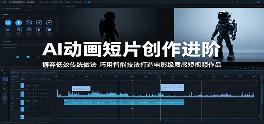 AI动画短片创作进阶：摒弃低效传统做法，巧用智能技法打造电影级质感短视频作品-瀚洪创业网