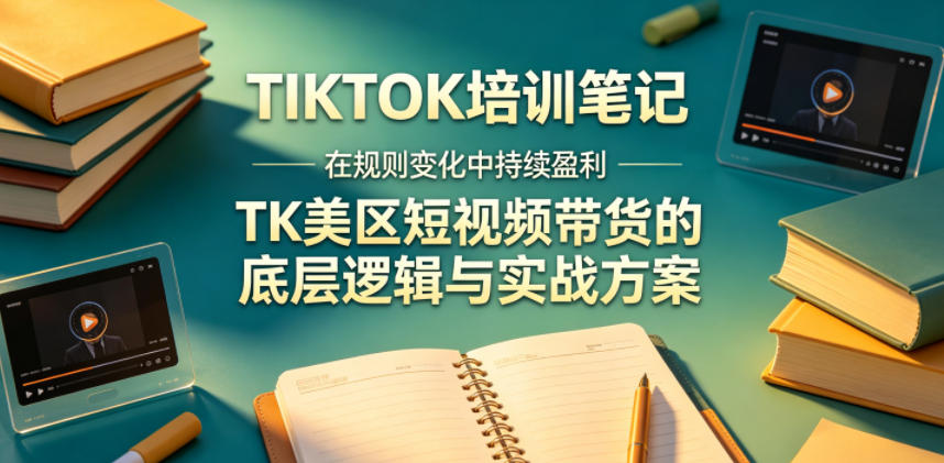 视界跨境TIKTOK4月17培训笔记，在规则变化中持续盈利，TK美区短视频带货的底层逻辑与实战方案【文档】-瀚洪创业网
