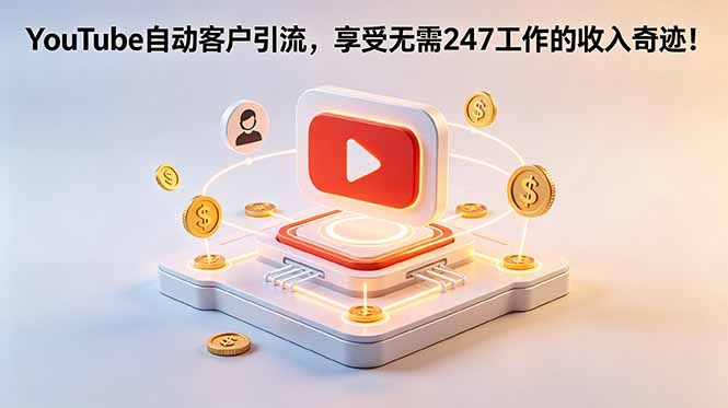 YouTube 自动客户引流，享受无需 247 工作的收入奇迹！【原创双语字幕】-瀚洪创业网