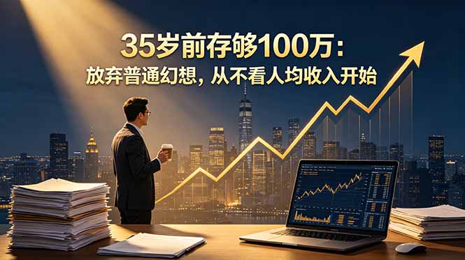 35岁前存够100万：放弃普通幻想，从不看人均收入开始-瀚洪创业网