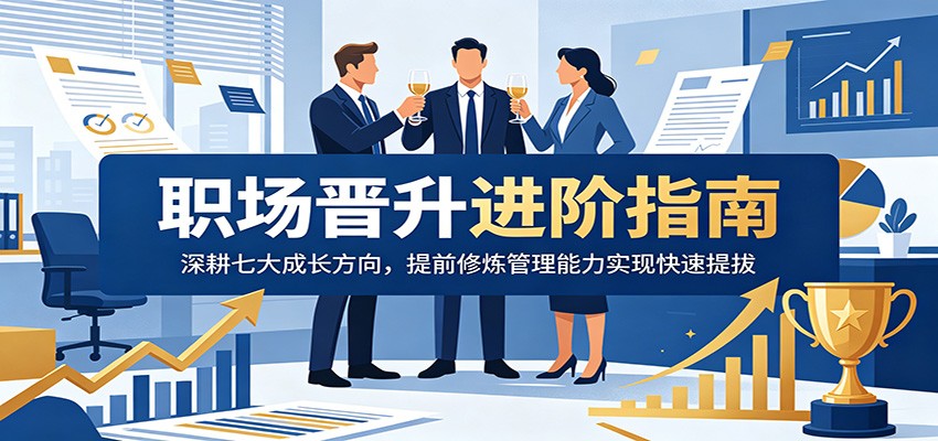 职场晋升进阶指南：深耕七大成长方向，提前修炼管理能力实现快速提拔-瀚洪创业网