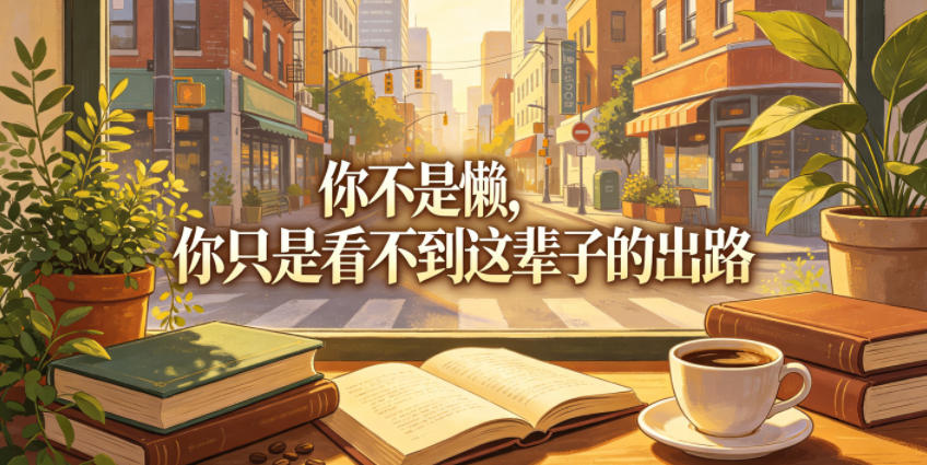 付费文章：你不是懒，你只是看不到这辈子的出路-瀚洪创业网