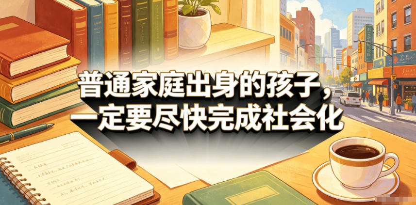 付费文章：普通家庭出身的孩子，一定要尽快完成社会化-瀚洪创业网