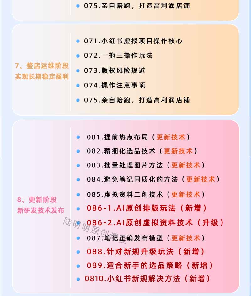图片[4]-小红书虚拟项目特训班9.0，全面拥抱AI，批量产出原创PPT货源，单品/单店纯利润几万到几十W-瀚洪创业网