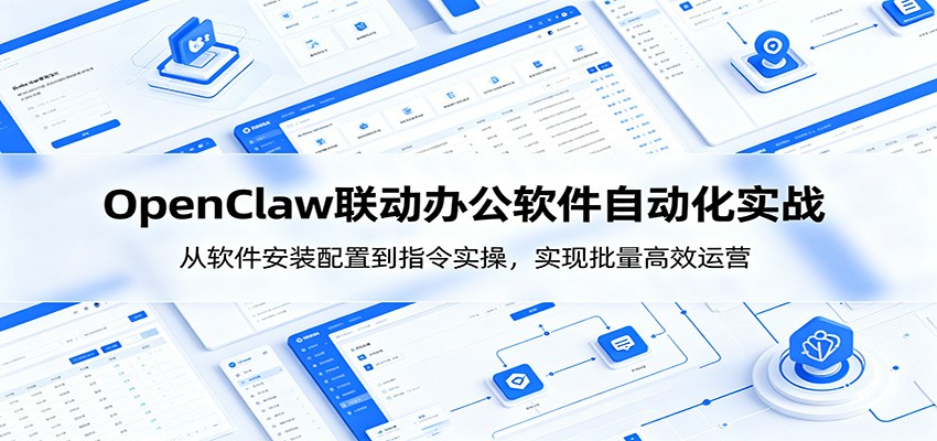 OpenClaw自动化实操课：从软件安装配置到指令实操，实现批量高效运营-瀚洪创业网