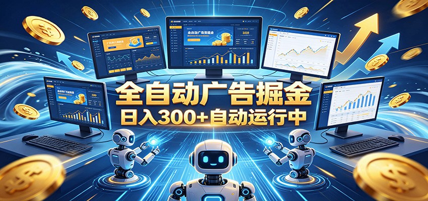 自动广告G机，日入300+，正规平台，广告浏览获益，时间自由，适合各类人群日常增收-瀚洪创业网