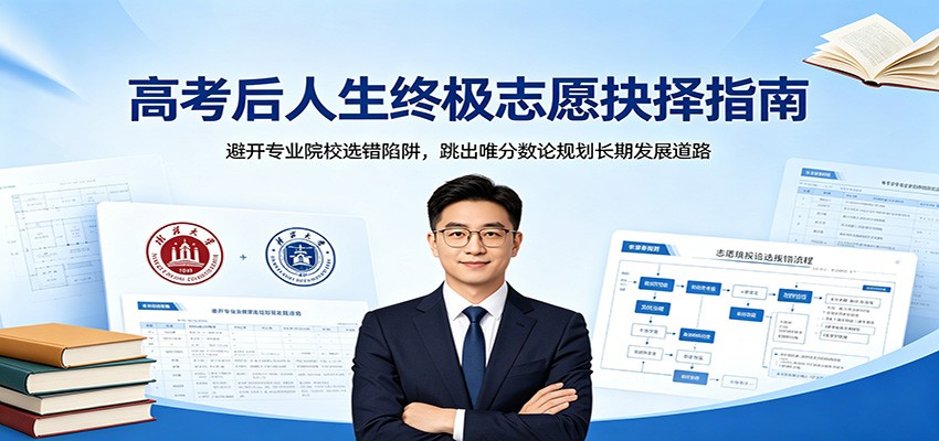 高考后人生终极志愿抉择指南：避开专业院校选错陷阱，跳出唯分数论规划长期发展道路-瀚洪创业网