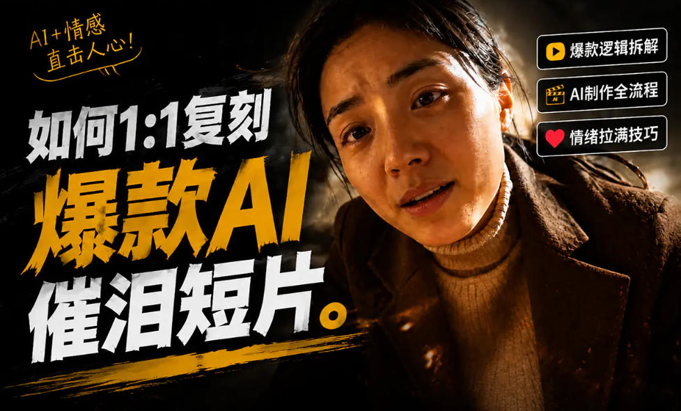 豆包+Gemini生成真人AI短剧-拆解复刻百万爆款第一人称短片，一站式讲透爆款复刻全流程-瀚洪创业网