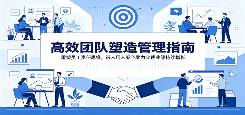高效团队塑造管理指南：重塑员工责任思维，识人用人凝心聚力实现业绩持续增长-瀚洪创业网